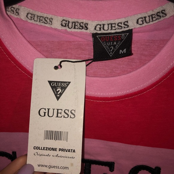 NEW Guess Striped T-Shirt - Picture 4 of 6